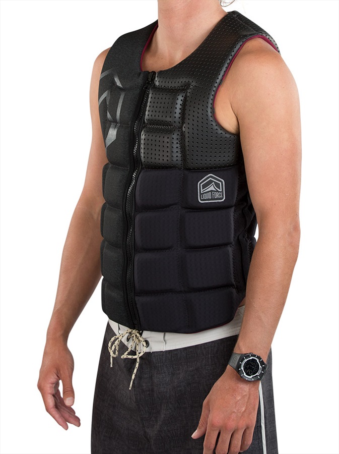 Liquid Force Flex Wakeboard Impact Vest, S Blackout